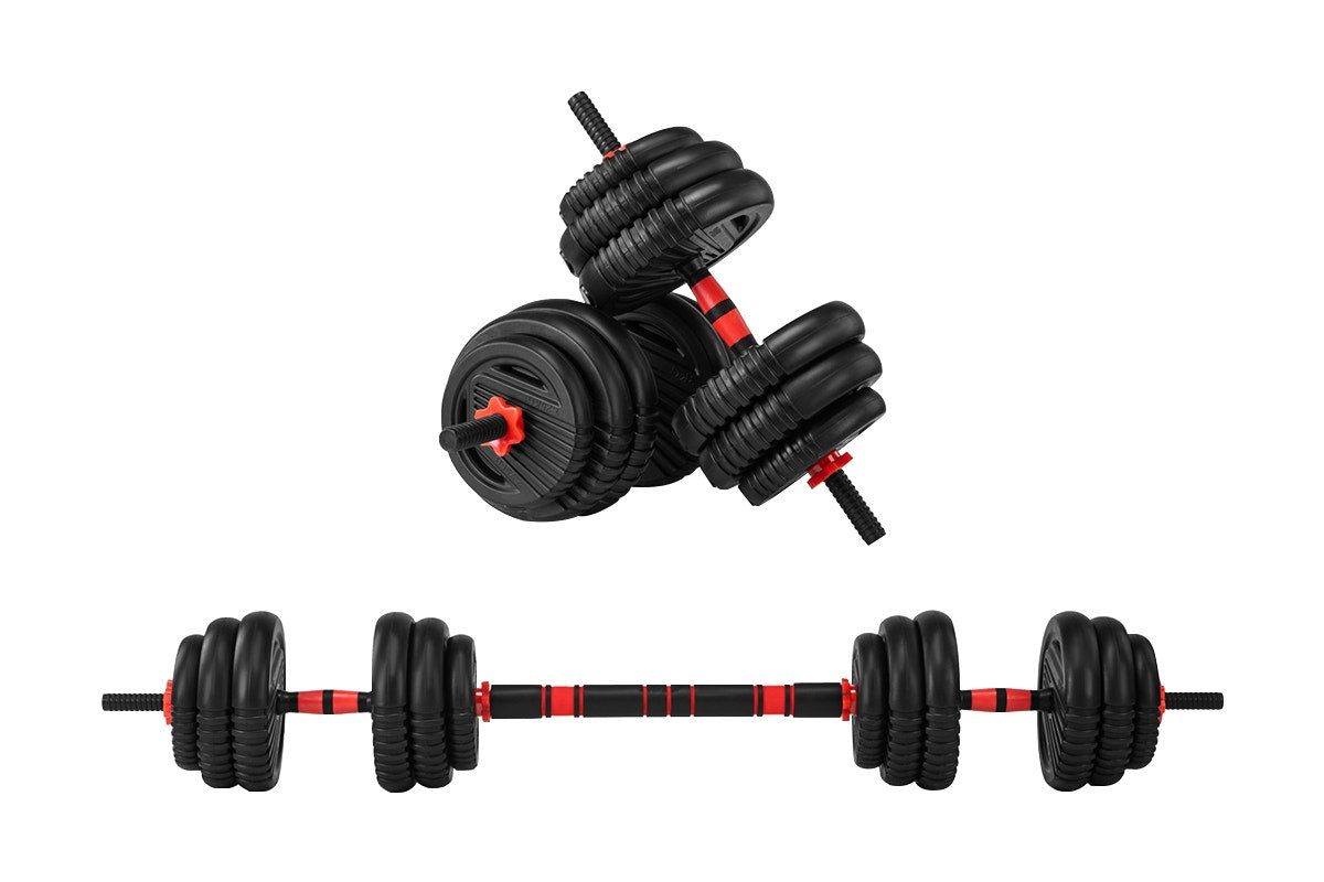 Fortis 6-in-1 40kg Adjustable Weight Dumbbell Set
