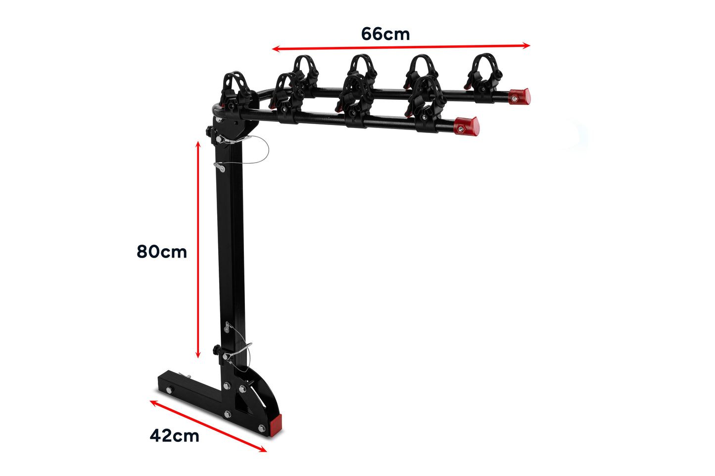 Fortis 4-Bike Towbar Bike Rack for 2" Hitch