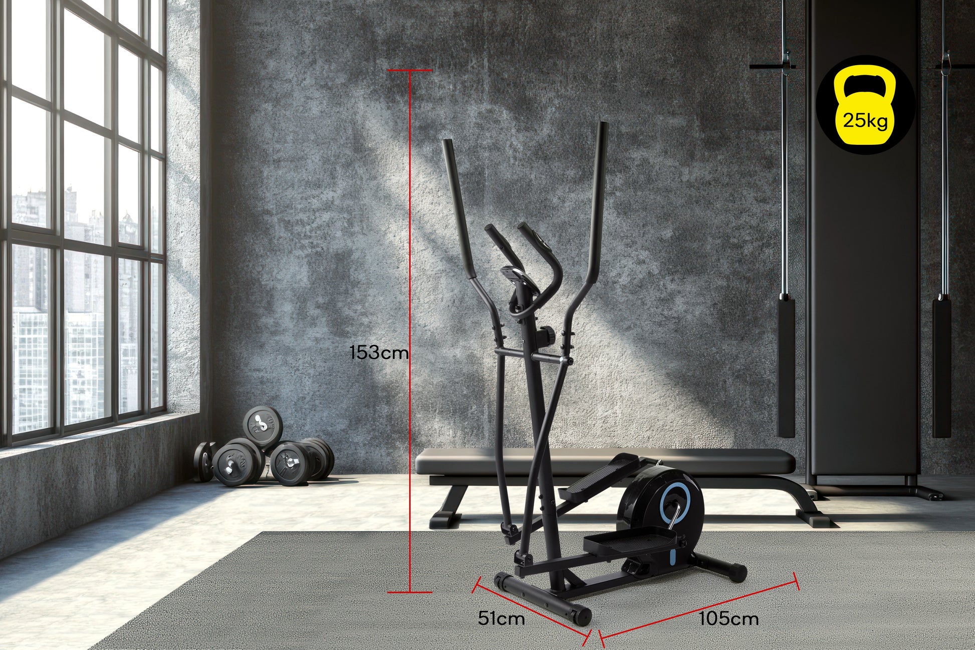 Fortis Magnetic Elliptical Cross Trainer