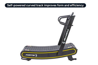 Fortis Curved Treadmill with Magnetic Running Track