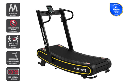 Fortis Curved Treadmill with Magnetic Running Track