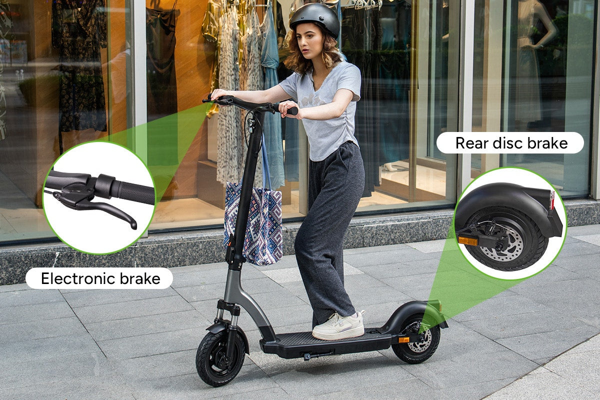 Fortis 36V 10Ah Foldable Commuter Electric Scooter (40km Range)