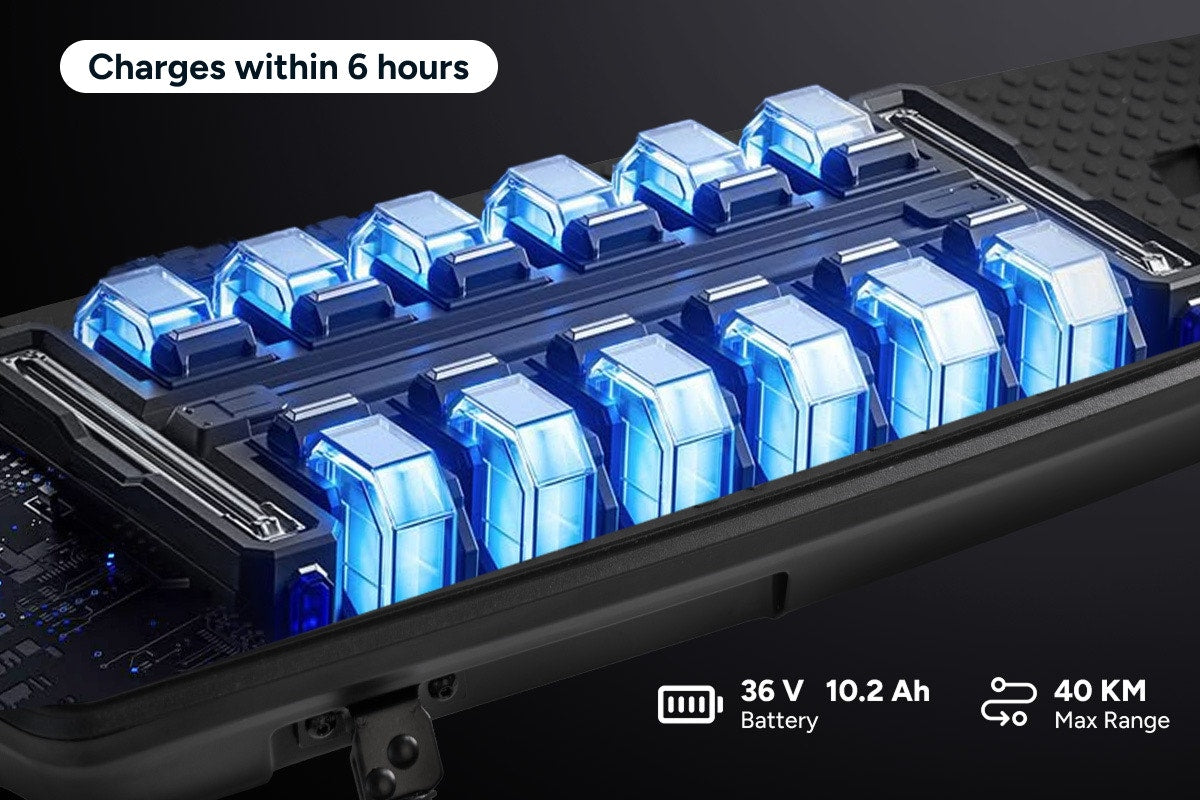 Fortis 36V 10Ah Foldable Commuter Electric Scooter (40km Range)