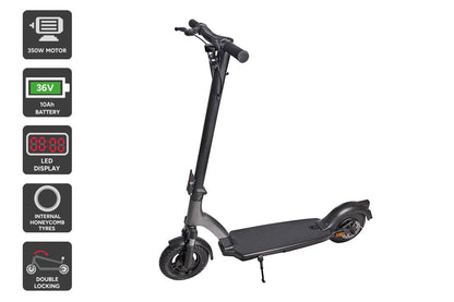 Fortis 36V 10Ah Foldable Commuter Electric Scooter (40km Range)