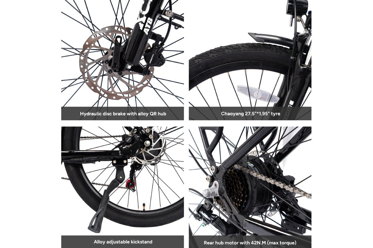 Fortis 36V 10.4Ah Step-Through Shimano Commuter Electric Bike