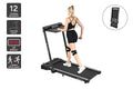 Fortis 420mm Foldable Walking and Jogging Manual Incline Treadmill