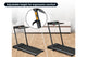 Fortis 420mm Foldable Walking and Jogging Manual Incline Treadmill – view 6