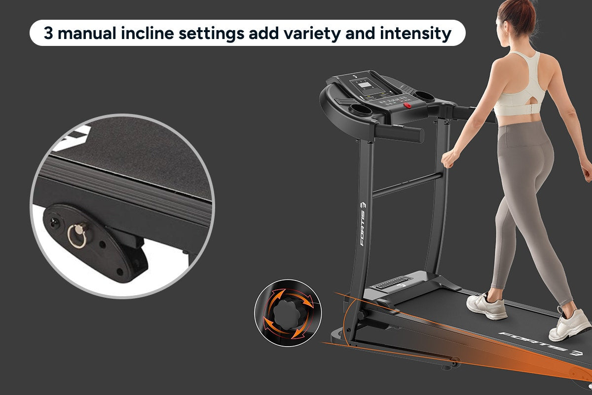 Fortis 400mm Foldable Incline Treadmill