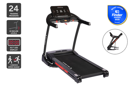 Fortis 560mm Foldable Incline Treadmill