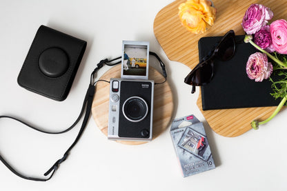 Fujifilm Instax Mini EVO Instant Camera Bundle (Black)