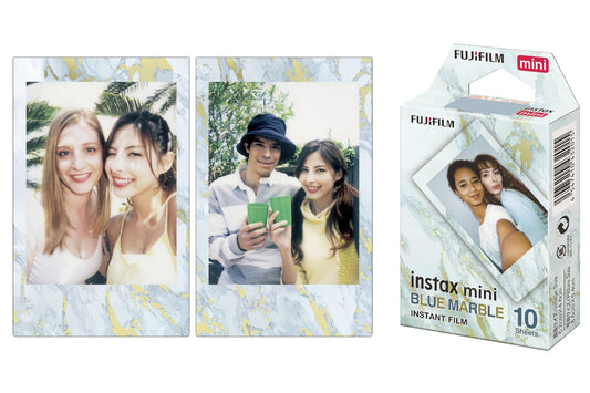 Fujifilm Instax Mini Film Blue Marble 10Pk (85347) - Auzzistore