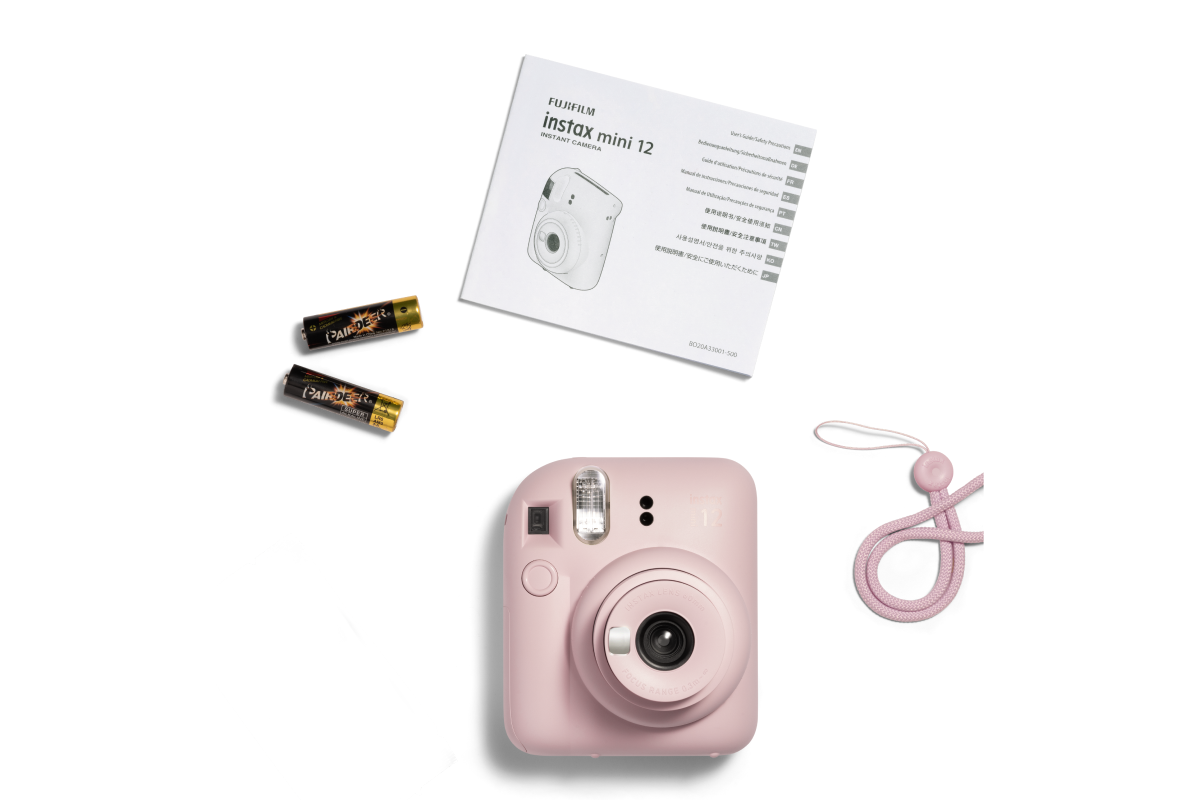 Fujifilm Instax Mini 12 Instant Camera (Blossom Pink)