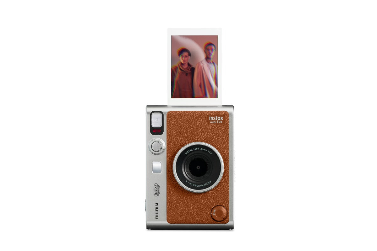 Fujifilm Instax Mini EVO Instant Camera (Brown)