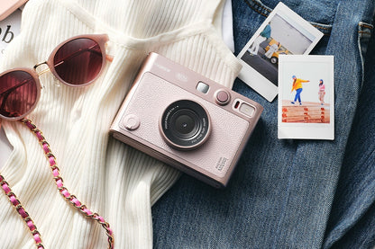 Fujifilm Instax Mini Evo Instant Camera (Gentle Rose)