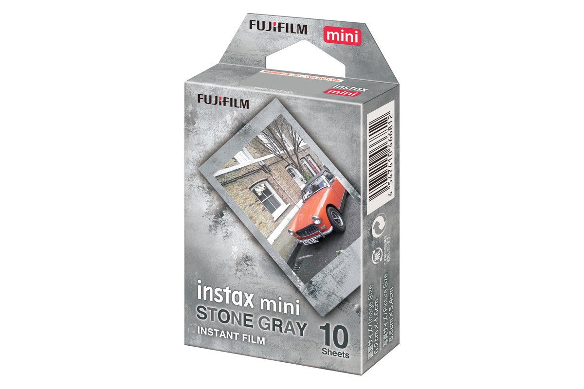 Fujifilm Instax Mini Film 10 Pack (Stone Gray)