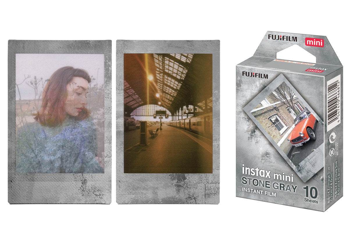 Fujifilm Instax Mini Film 10 Pack (Stone Gray)