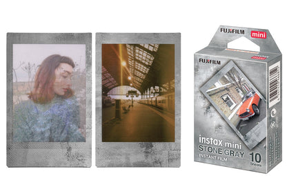 Fujifilm Instax Mini Film 10 Pack (Stone Gray)