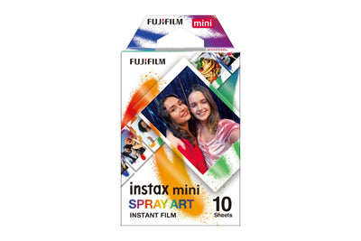 Fujifilm Instax Pal Camera, Printers & Film - Instax Mini Spray Art Film (10 Pack)