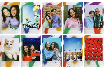 Fujifilm Instax Pal Camera, Printers & Film - Instax Mini Spray Art Film (10 Pack)