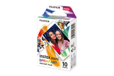 Fujifilm Instax Pal Camera, Printers & Film - Instax Mini Spray Art Film (10 Pack)