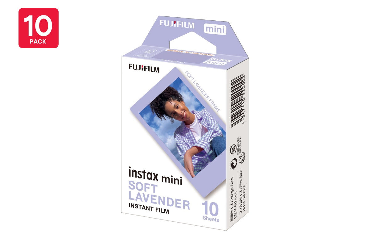 Fujifilm Instax Mini Soft Lavender Film (10 Pack)