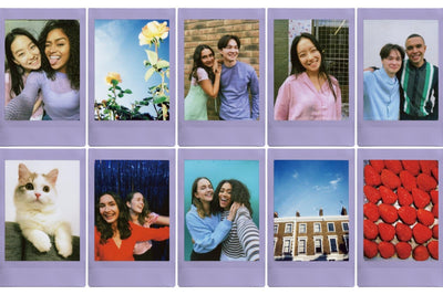 Fujifilm Instax Pal Camera, Printers & Film - Instax Mini Soft Lavender Film (10 Pack)