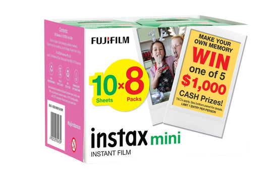 Fujifilm Instax Mini Plain Film (80 Sheets)