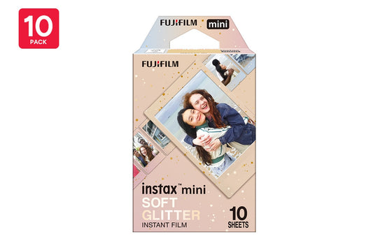 Fujifilm Instax Mini Soft Glitter Film (10 Pack) - Auzzistore