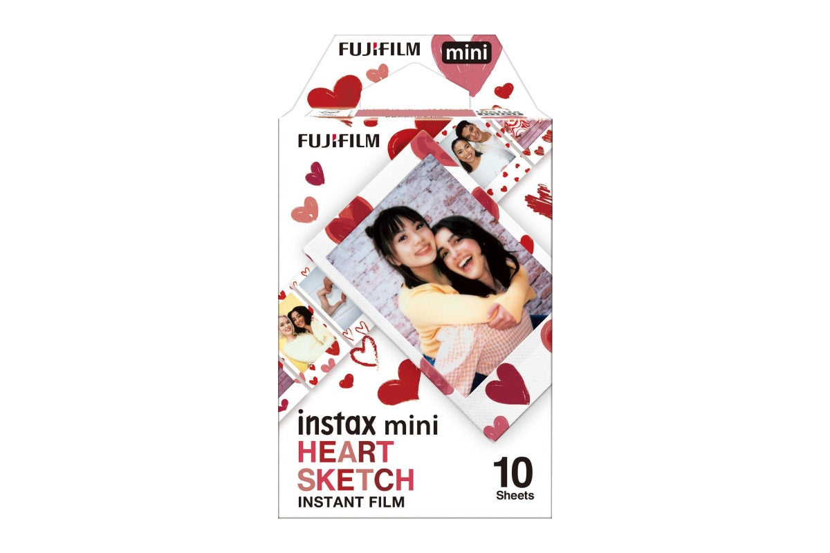 Fujifilm Instax Mini Heart Sketch Film (30 Pack)