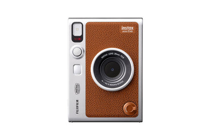 Fujifilm Instax Mini EVO Instant Camera Bundle (Brown)