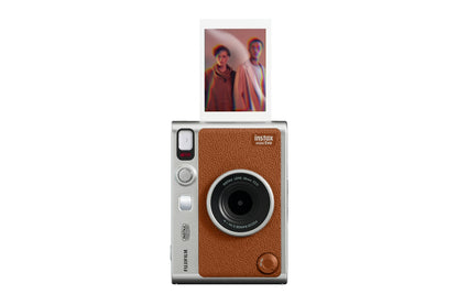Fujifilm Instax Mini EVO Instant Camera Bundle (Brown)