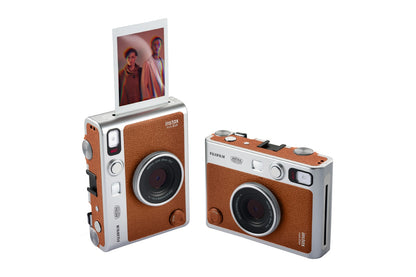 Fujifilm Instax Mini EVO Instant Camera Bundle (Brown)