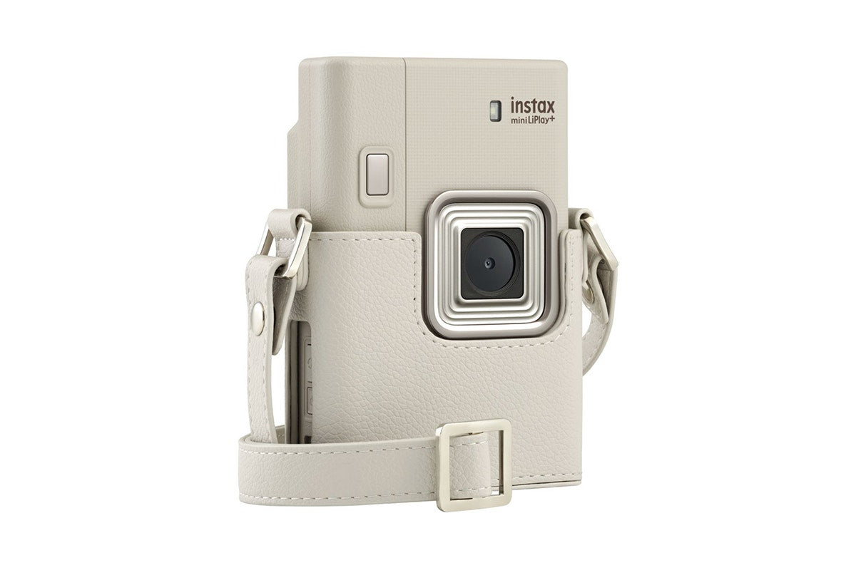 Fujifilm Instax Mini LiPlay Instant Camera Bundle (Sand Beige)