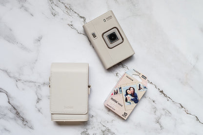 Fujifilm Instax Mini LiPlay Instant Camera Bundle (Sand Beige)