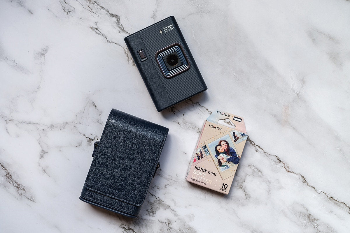 Fujifilm Instax Mini LiPlay Instant Camera Bundle (Midnight Blue)