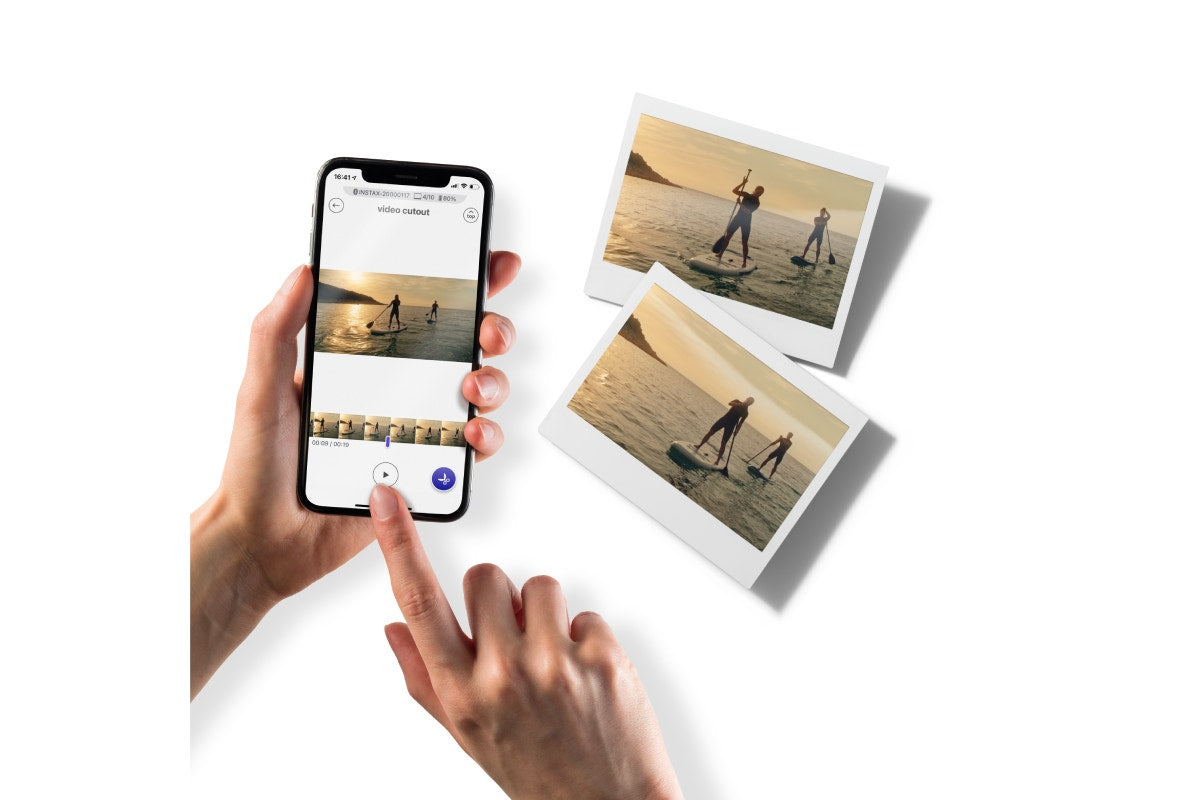 Fujifilm Instax Wide Link Smartphone Printer (Ash White)