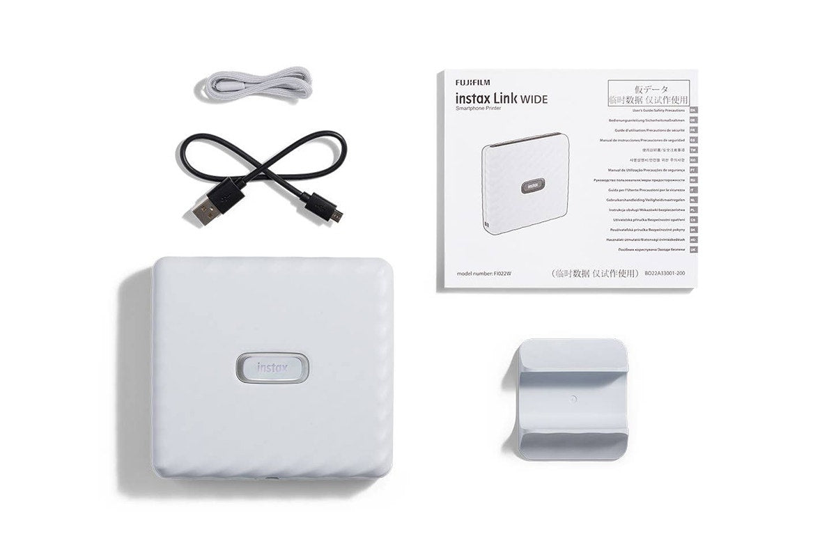 Fujifilm Instax Wide Link Smartphone Printer (Ash White)