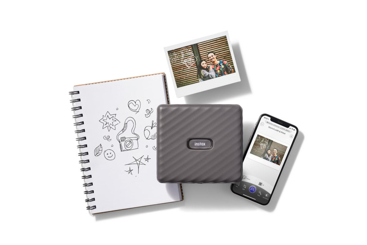 Fujifilm Instax Wide Link Smartphone Printer (Mocha Grey)