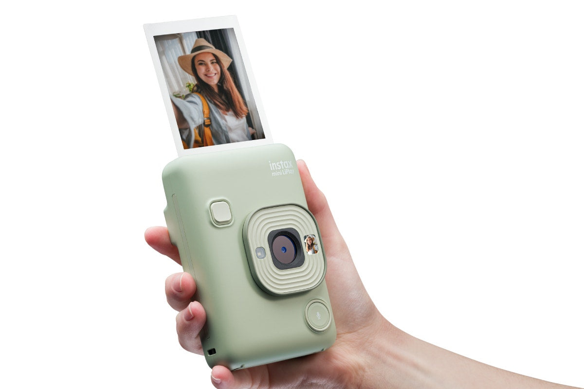 Fujifilm Instax Mini LiPlay 2-in-1 Hybrid Instant Camera and Smartphone Printer (Matcha Green)