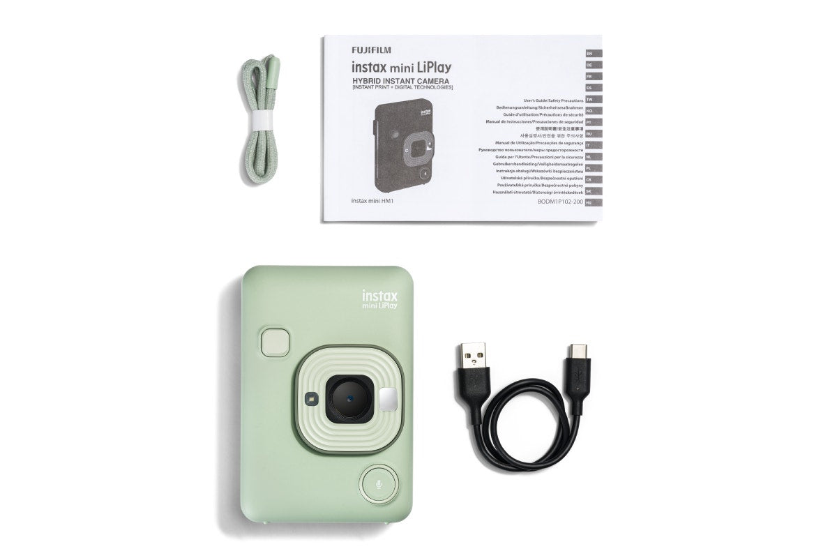 Fujifilm Instax Mini LiPlay 2-in-1 Hybrid Instant Camera and Smartphone Printer (Matcha Green)