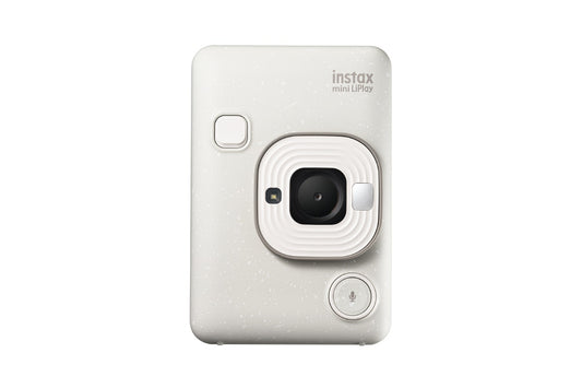 Fujifilm Instax Mini LiPlay 2-in-1 Hybrid Instant Camera and Smartphone Printer (Misty White)