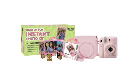 Fujifilm Instax Mini 12 Christmas Bundle (Blossom Pink)