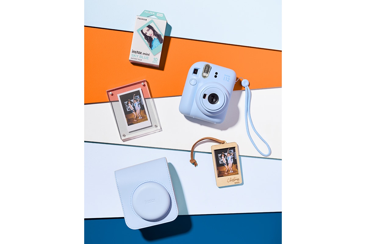 Fujifilm Instax Mini 12 Memory Maker Bundle (Pastel Blue)
