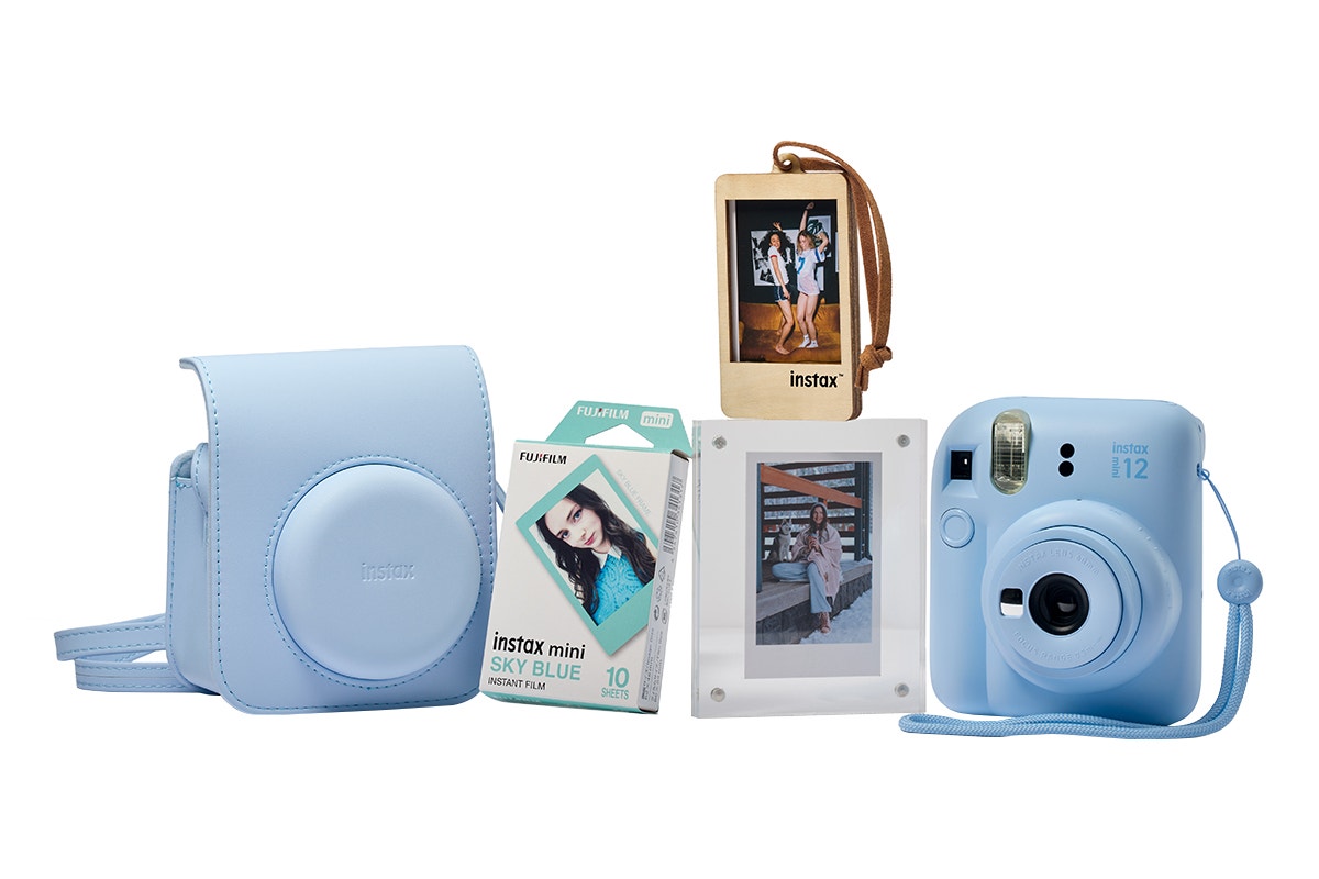 Fujifilm Instax Mini 12 Memory Maker Bundle (Pastel Blue)