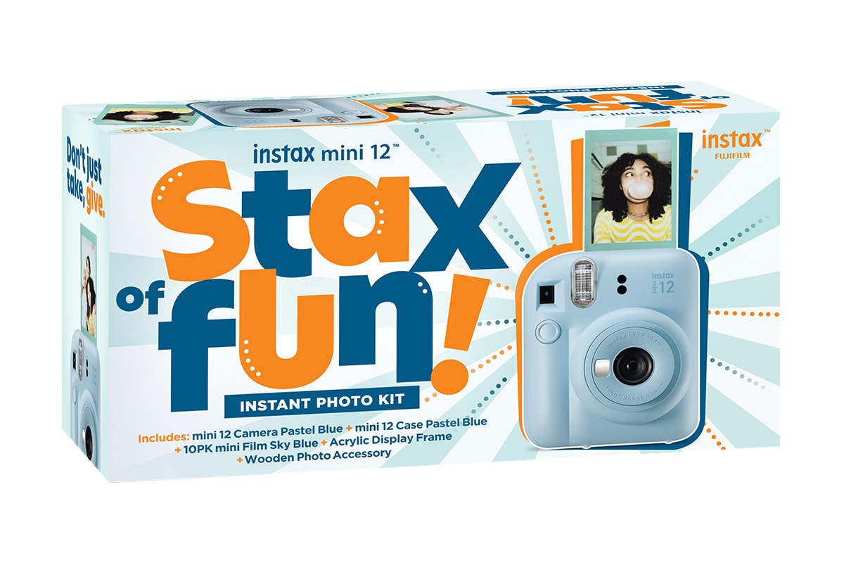 Fujifilm Instax Mini 12 Memory Maker Bundle (Pastel Blue)