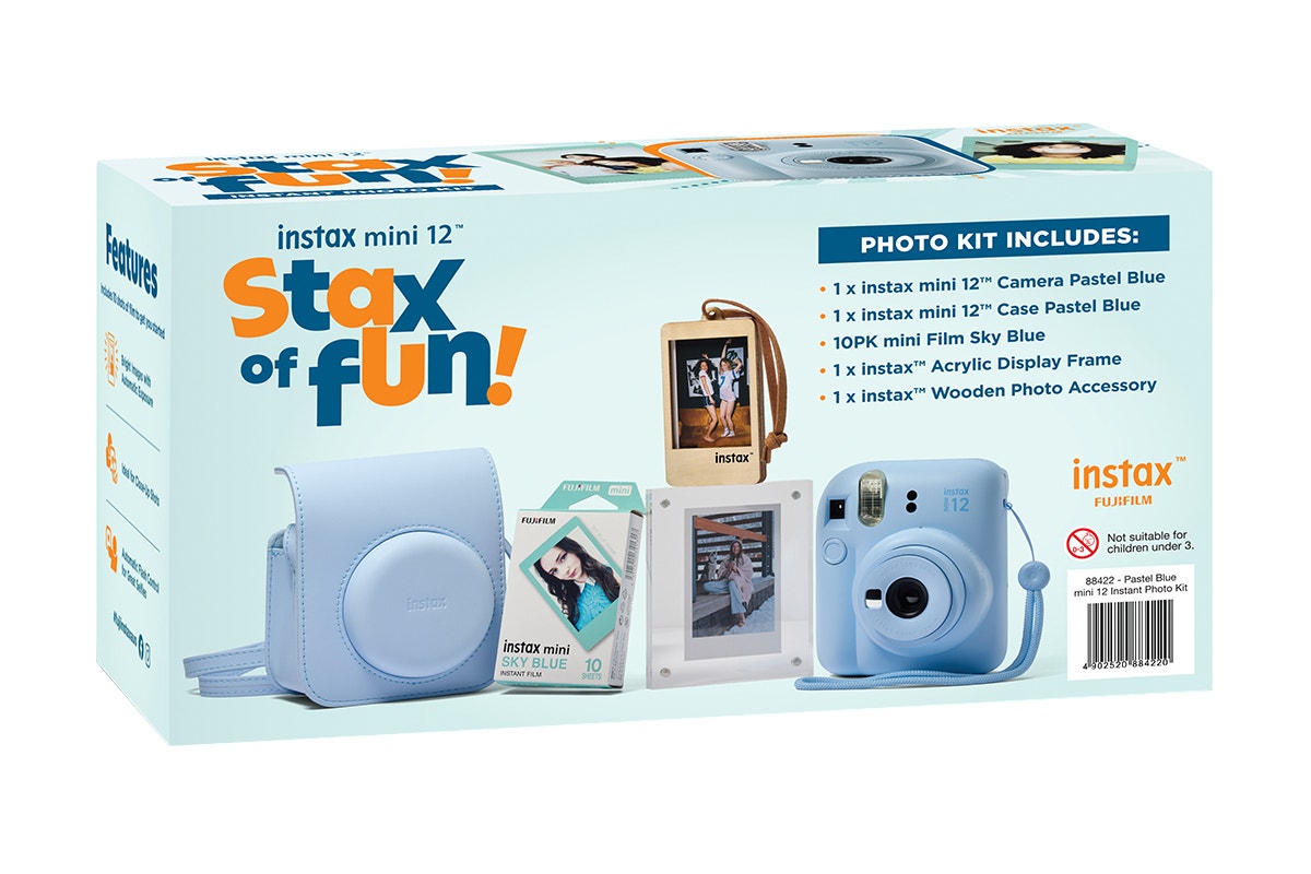 Fujifilm Instax Mini 12 Memory Maker Bundle (Pastel Blue)
