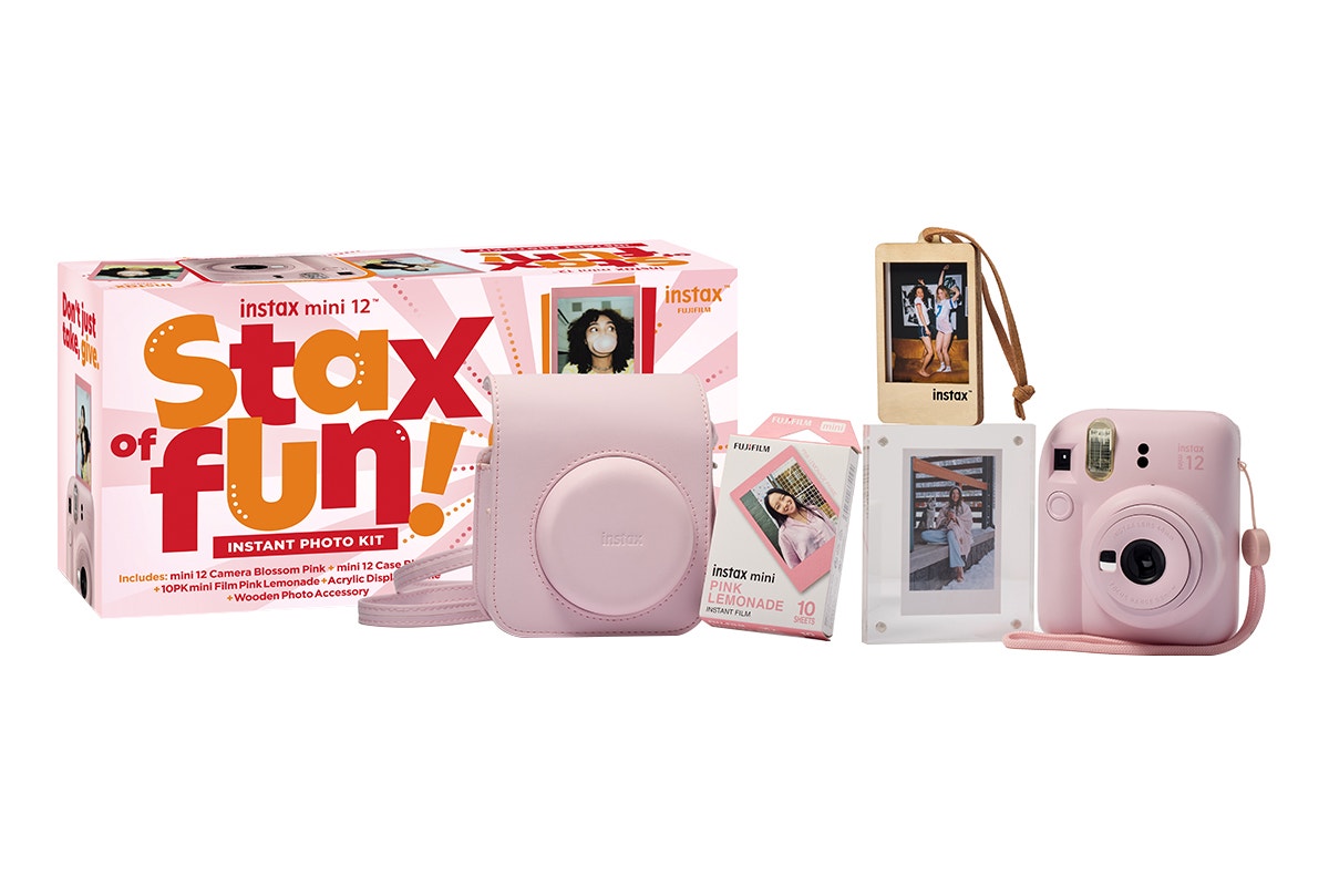 Fujifilm Instax Mini 12 Memory Maker Bundle (Blossom Pink)