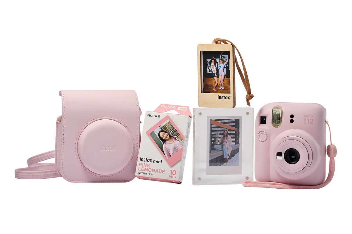 Fujifilm Instax Mini 12 Memory Maker Bundle (Blossom Pink)