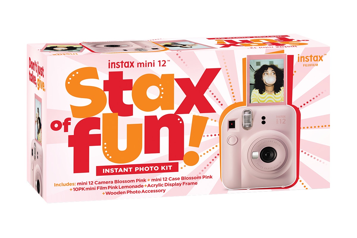Fujifilm Instax Mini 12 Memory Maker Bundle (Blossom Pink)