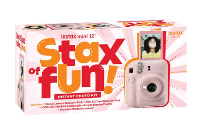 Fujifilm Instax Mini 12 Memory Maker Bundle (Blossom Pink)